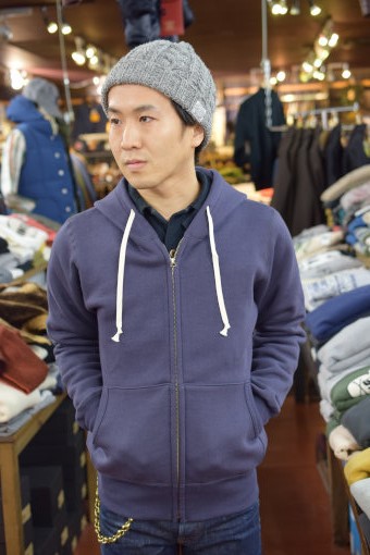 ジェラード　フルジップパーカー　ネイビー　入荷