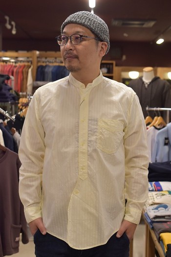 ジェラード　バンドカラーシャツ  Ellis ご紹介