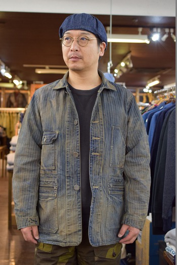 JELADO　Raider Coat 加工Ver （FADE INDIGO)