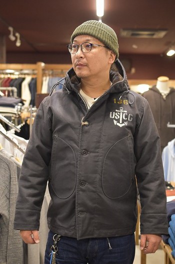 コリンボ　OBSERVER PARKA　Navy Blue　入荷です