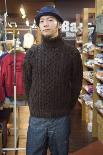 ジェラード　ケーブルニット入荷