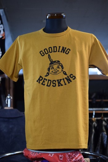リアルマッコイズ Ｔシャツ JOEMcCOY TEE/ GOODING マスタード