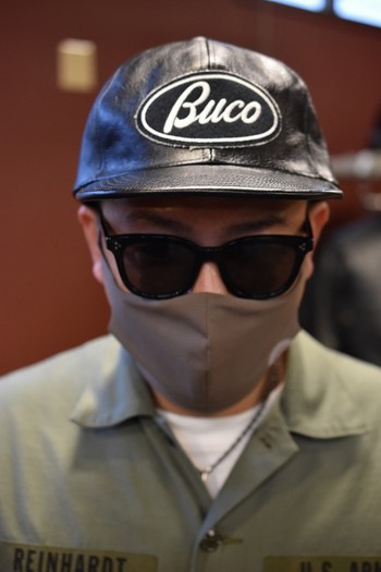リアルマッコイズ　BUCO LEATHER STRAP-BACK CAP　入荷です