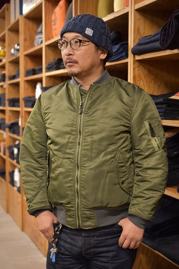 コリンボ  ZV-0136 MA-1（プレーン）Sage Green 入荷です