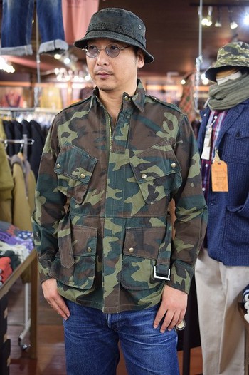 ジェラード　“COMBAT TOGS” パラシュートジャケット　カモ　