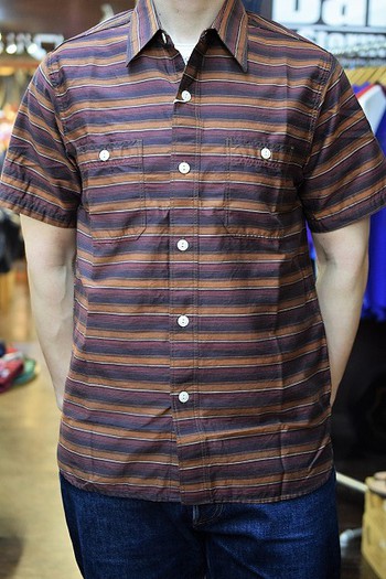 SUGAR CANE PIQUE BORDER S/S WORK SHIRTS 入荷しました。