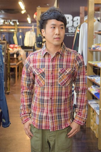 ウエス ２０１７年ヘビーネルシャツ入荷