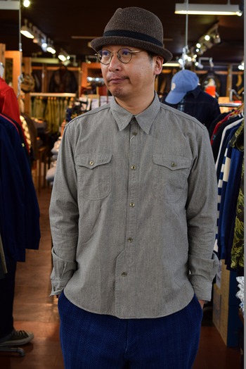 オルゲイユ　OR-5023A Classic Work Shirt