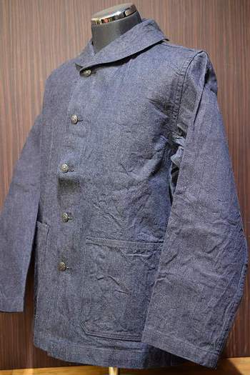 Buzz Rickson’s BR12744A NAVY DENIM WORK JACKET ネイビー