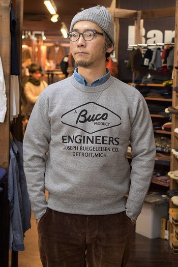 リアルマッコイズ BUCO スウェット ENGINEER BC19103