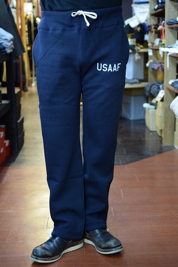 リアルマッコイズ MC16103 USAAF SWEATPANTS ネイビー