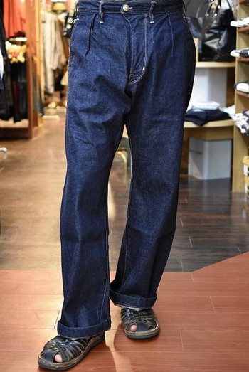 オルゲイユ　ORGUEIL Wide Denim Trousers OR-1055