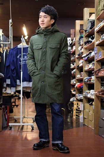 ues 3シーズン対応モッズコート入荷