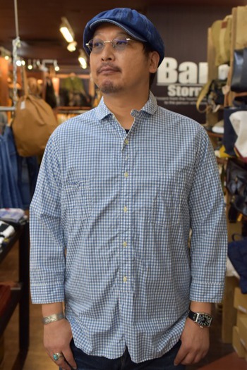ジェラード Lower Shirts フェイドインディゴ　晩夏にはこのあたりで!!