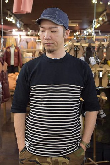 ダッパーズ Combination Half-Length Sleeve Tee