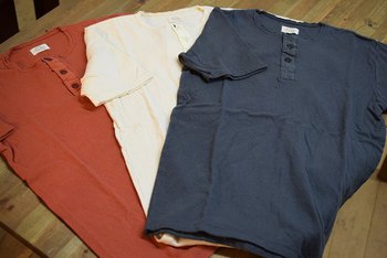 ループの真骨頂　着心地抜群ヘンリーTシャツ