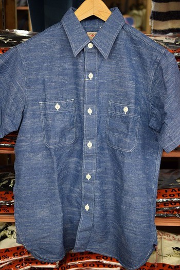 SUGAR CANE RANDOM TWIST S/S WORK SHIRTS