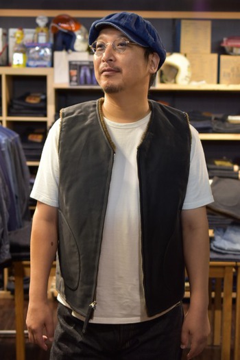 リアルマッコイズ VEST, ALPACA, PILE-LINED NAVY 入荷です