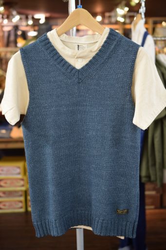 コリンボ　South Cotton Knit Vest　再入荷