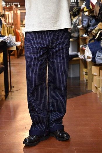 シュガーケーン　WABASH STRIPE WORK PANTS　入荷です