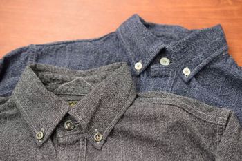 コリンボ　リッチモンドボロボタンダウンシャツ　杢シャンブレー　入荷