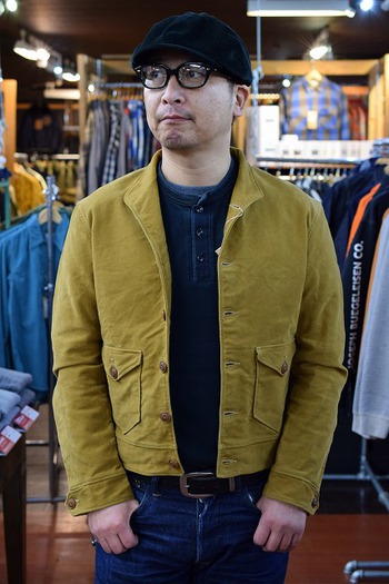 大江洋服店　新作コサックジャケット　Moleskin Sports Windbreakers