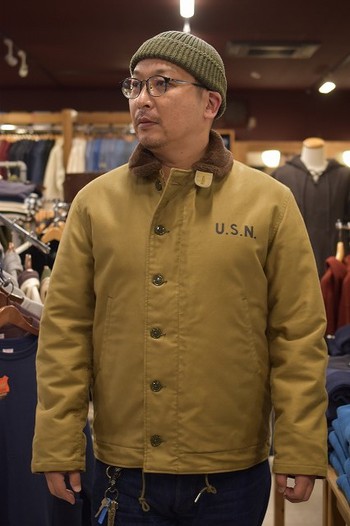 リアルマッコイズ　冬の鉄板　N-1 DECK JACKET KHAKI