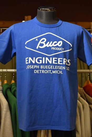 リアルマッコイズ　BUCO TEE / ENGINEERS R.ブルー　