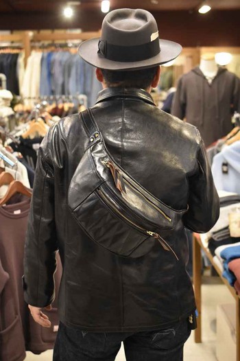 ラスト一点ずつ Y’2 LEATHER ホースハイドキルティングウエストバッグ