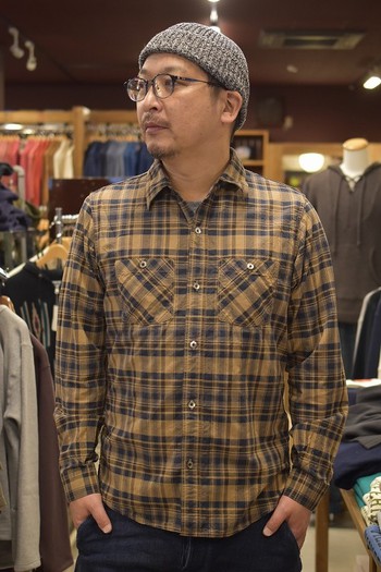 デラックスウエア　LV-22　THROUGH CHECK[MUSTARD TARTAN]　入荷です