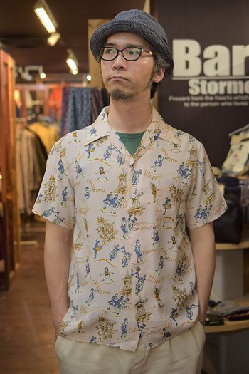 オルゲイユ　Open Collared Shirt　OR-5030C
