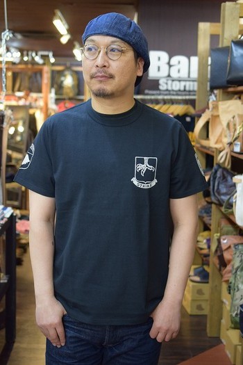 リアルマッコイズ　MC18011　ミリタリーTシャツ GEORGIA 502ND PIR