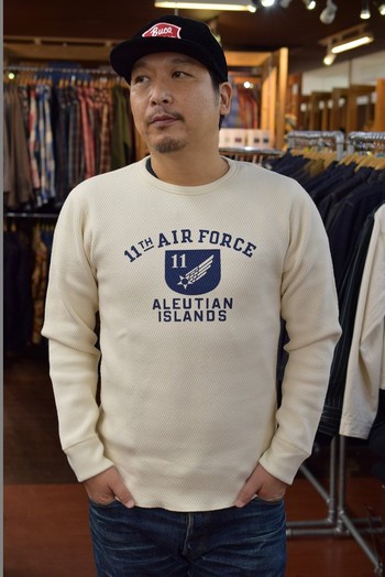 リアルマッコイズ MC18111 ミリタリーサーマル 11TH AIR FORCE MLK