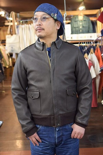 リアルマッコイズ　TYPE A-2 DEERSKIN　MJ17001
