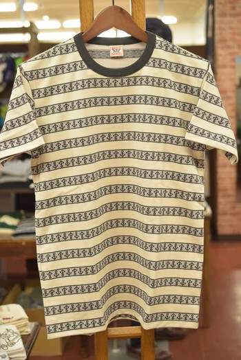 リアルマッコイズ　新作Tシャツ　アンカーボーダー　MC19014