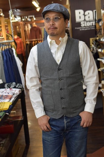 オルゲイユ　ワーカーズジレ&サックコート　入荷です