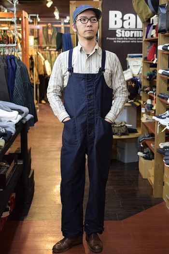 コリンボ　MIDSHIPMAN’S BIB OVERRALL コットングログランVer