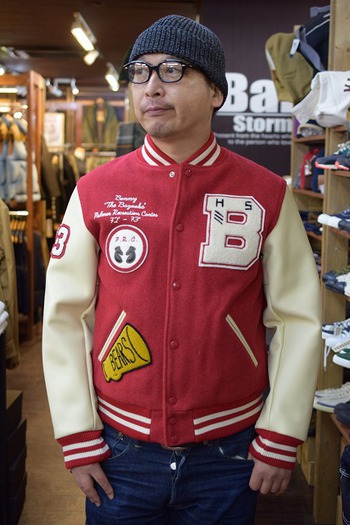 リアルマッコイズ  MC18126 VARSITY JACKET BRUNSWICK スタジャン