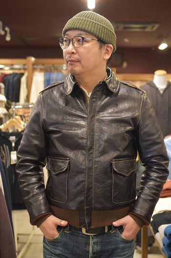 春先は革ジャンの季節です、春先に俺はA-2を着る!!