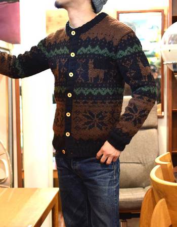 再考 COLIMBO HIGH LANDER KNIT CARDIGAN