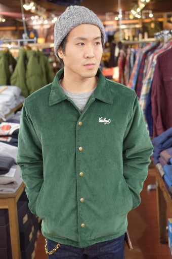 YEALOW  CORDUROY COACH JACKET  入荷