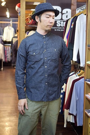 コリンボ　新作シャツ２　GARIBALDI GARDEN SHIRT