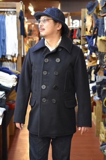 リアルマッコイズ　 U.S.NAVY PEA COAT (1913) ネイビー