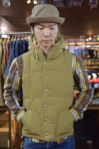 コリンボ　FLATS THERMAL VEST　ダウンベスト