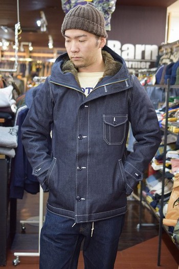 デニムのアウターならコイツだ。　トパーズ　N-1 WINTER PARKA FOR OFFICER