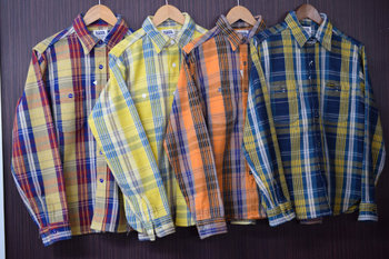 フェローズ　ヘビーネルシャツ　入荷