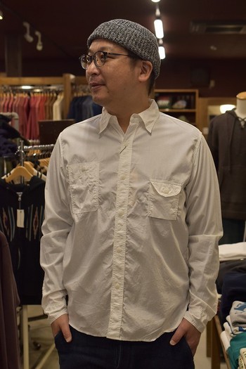ジェラード　SMORKERS Shirts 綿ブロード ホワイト　ご紹介