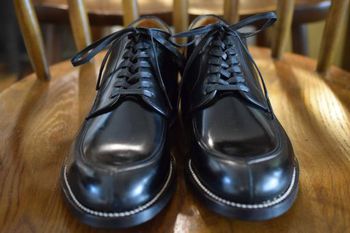 メーカーズ　V TIP BLUCHER 　コードバン　ＢＬＡＣＫ　入荷