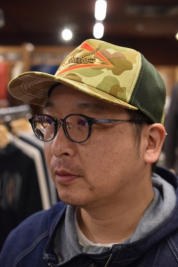 リアルマッコイズ MA21006　FLYING TIGERS CAMOUFLAGE MESH CAP