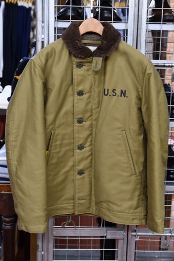 リアルマッコイズ　N-1 DECK ジャケット KHAKI  昨年在庫2枚ございます。